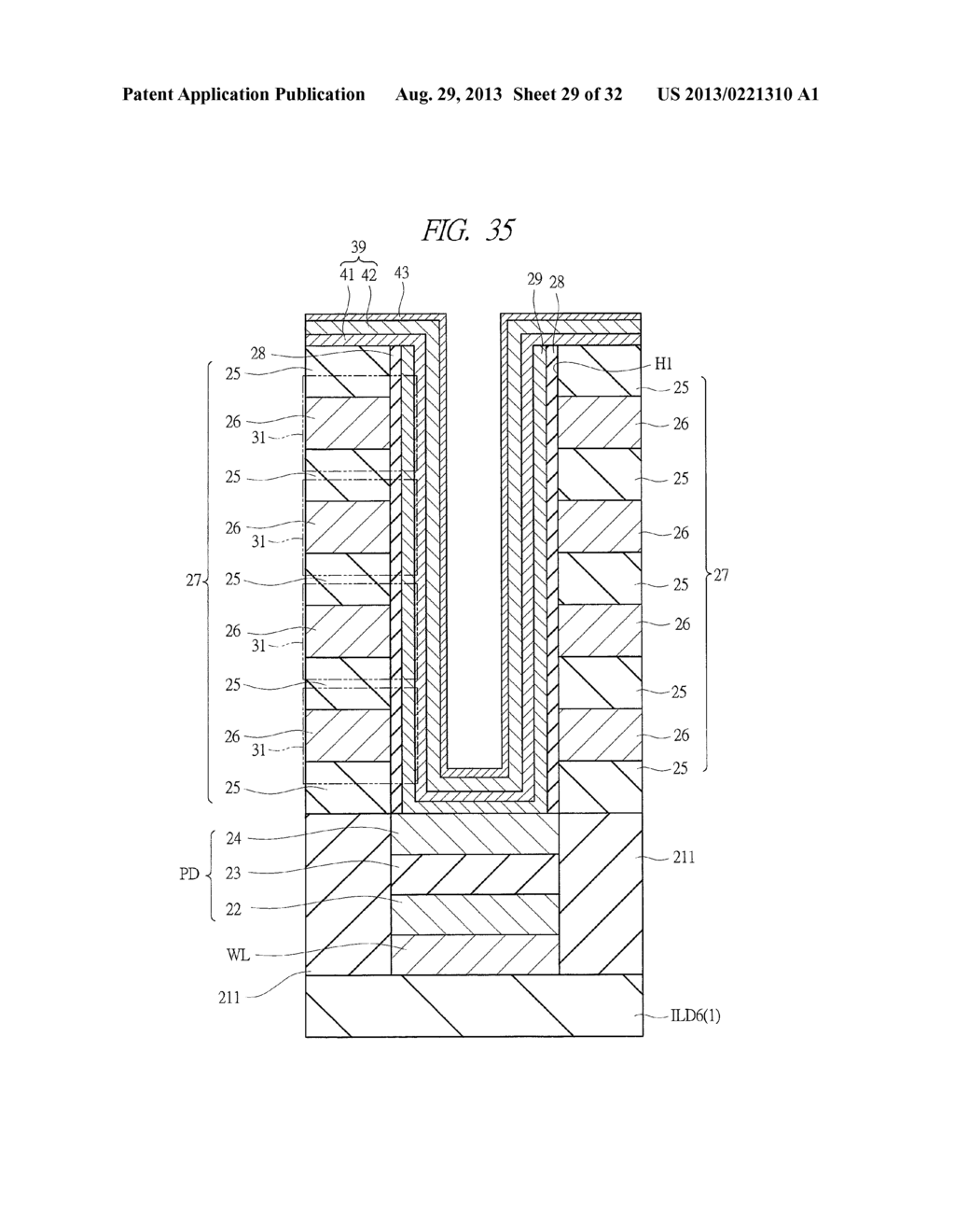 SEMICONDUCTOR MEMORY DEVICE AND MANUFACTURING METHOD OF THE SAME - diagram, schematic, and image 30