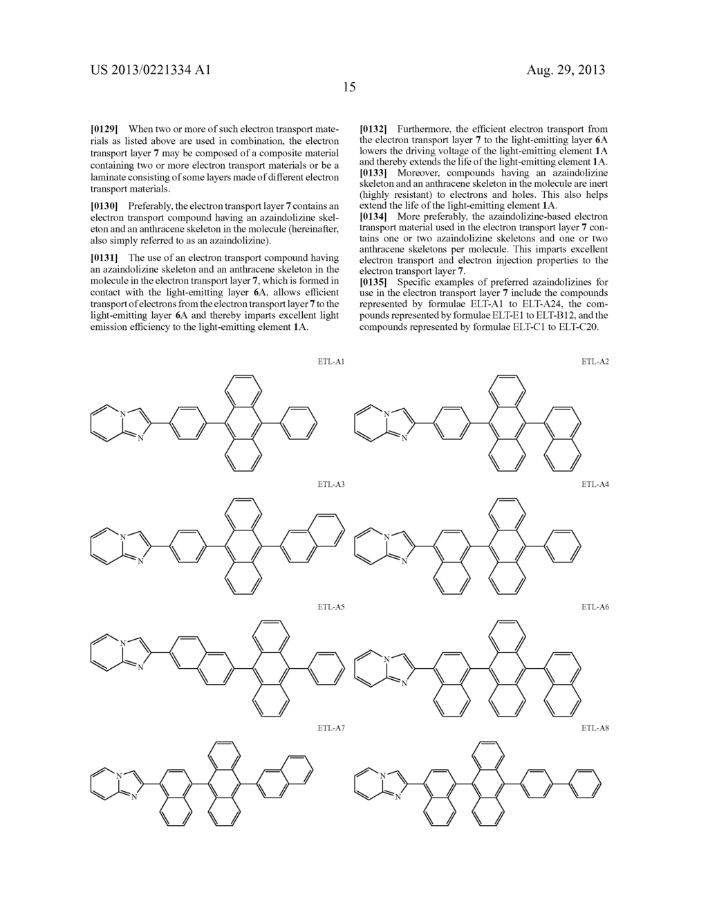 THIADIAZOLE, COMPOUND FOR LIGHT-EMITTING ELEMENTS, LIGHT-EMITTING ELEMENT,     LIGHT-EMITTING APPARATUS, AUTHENTICATION APPARATUS, AND ELECTRONIC DEVICE - diagram, schematic, and image 20