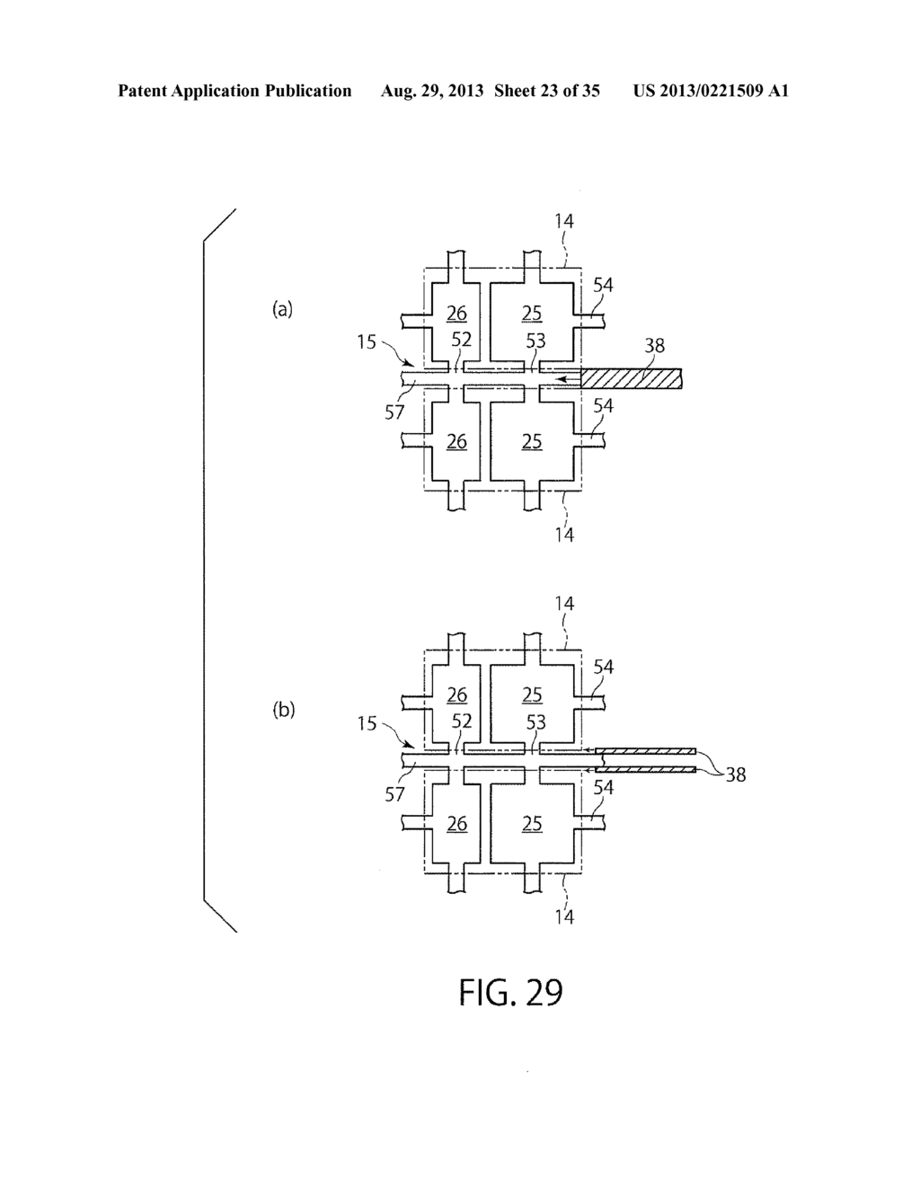 LEAD FRAME FOR MOUNTING LED ELEMENTS, LEAD FRAME WITH RESIN, METHOD FOR     MANUFACTURING SEMICONDUCTOR DEVICES, AND LEAD FRAME FOR MOUNTING     SEMICONDUCTOR ELEMENTS - diagram, schematic, and image 24