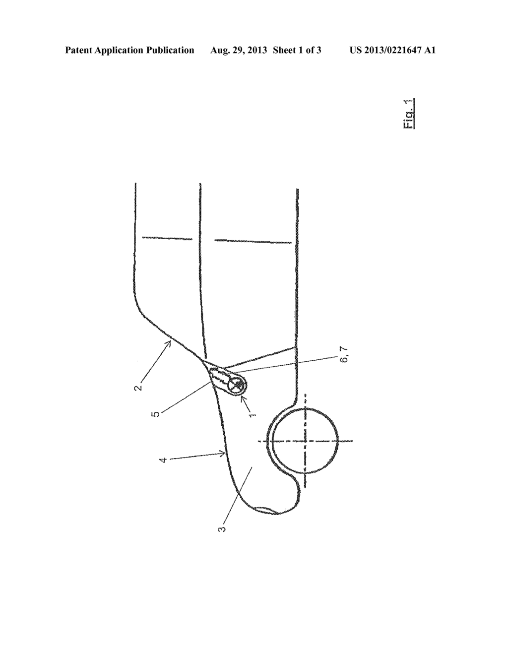 Motor Vehicle Comprising a Safety Device - diagram, schematic, and image 02