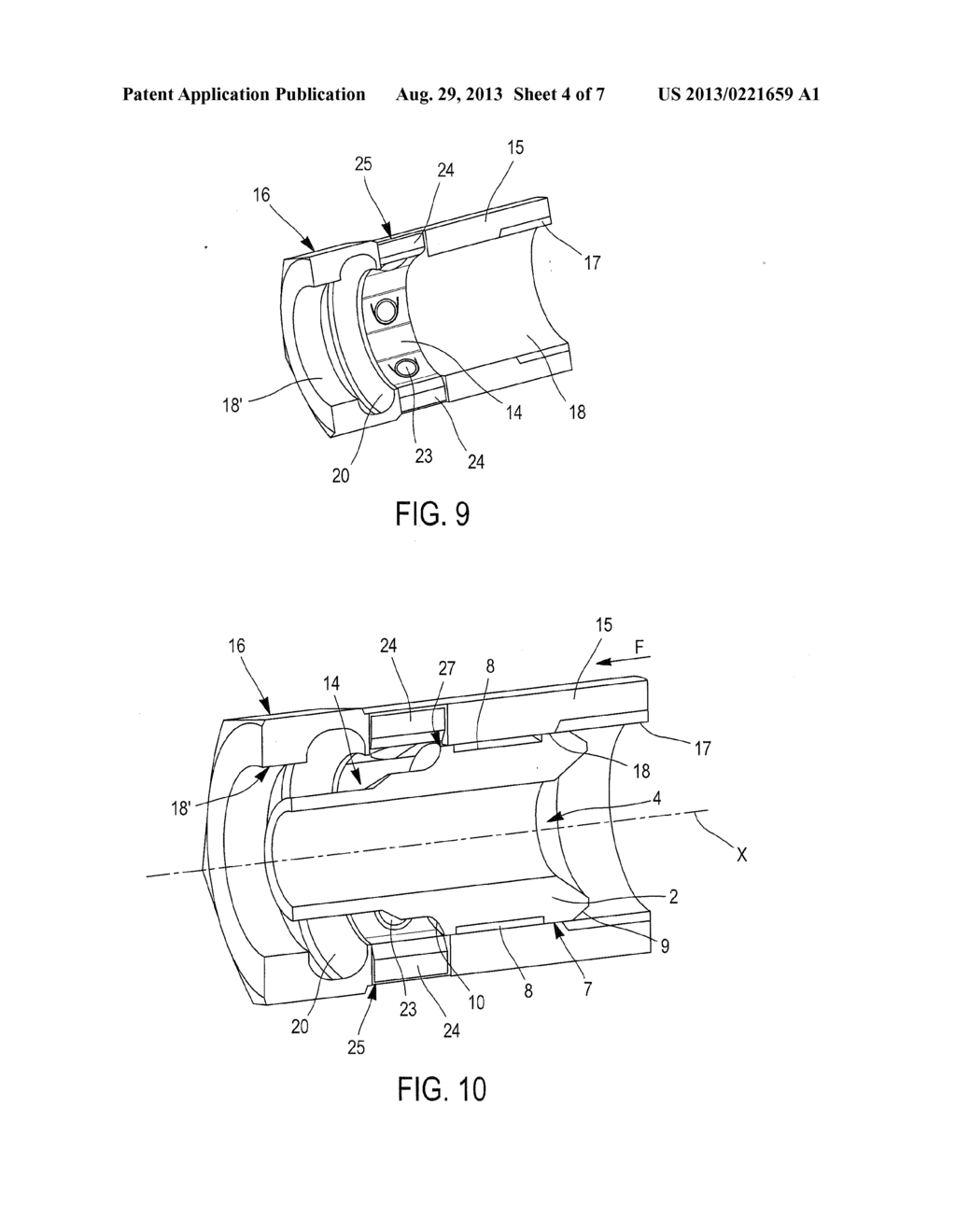 Device For The Secured Connection Of Two End Fittings, Particularly Of A     Pipe - diagram, schematic, and image 05