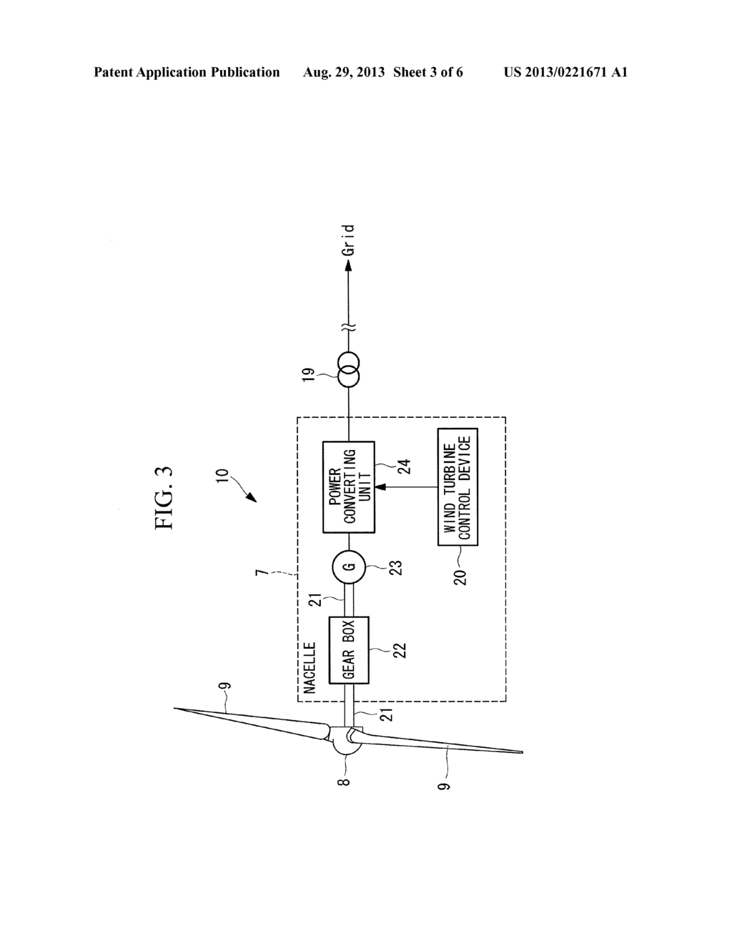 WIND TURBINE GENERATOR SYSTEM, CONTROL APPARATUS THEREFOR, AND CONTROL     METHOD THEREFOR - diagram, schematic, and image 04