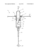 DEVICE FOR SECURING THE LOCKED POSITION OF A VEHICLE DOOR CATCH diagram and image