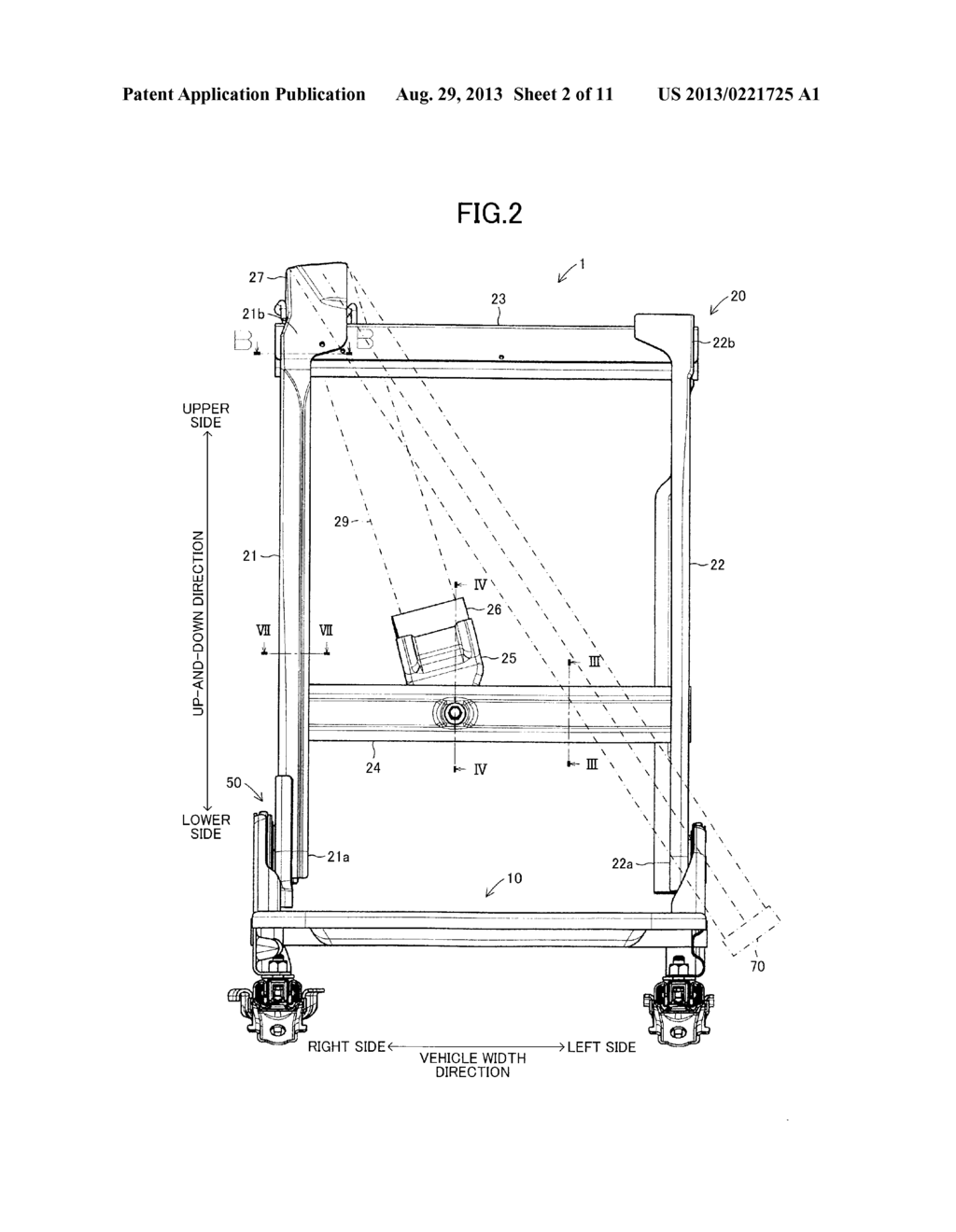 SEAT FRAME FOR VEHICLE - diagram, schematic, and image 03