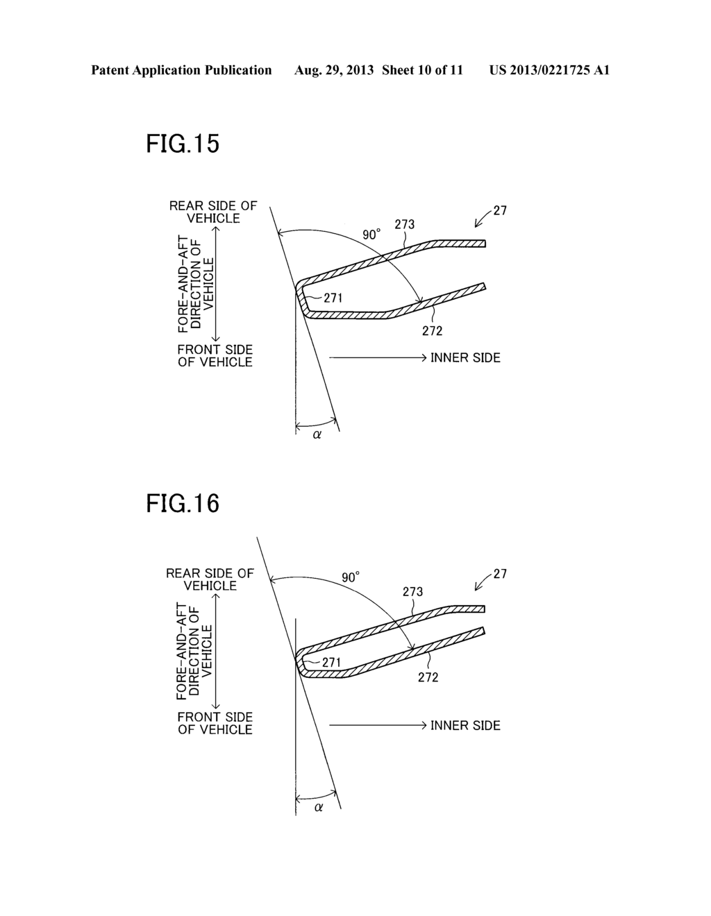 SEAT FRAME FOR VEHICLE - diagram, schematic, and image 11