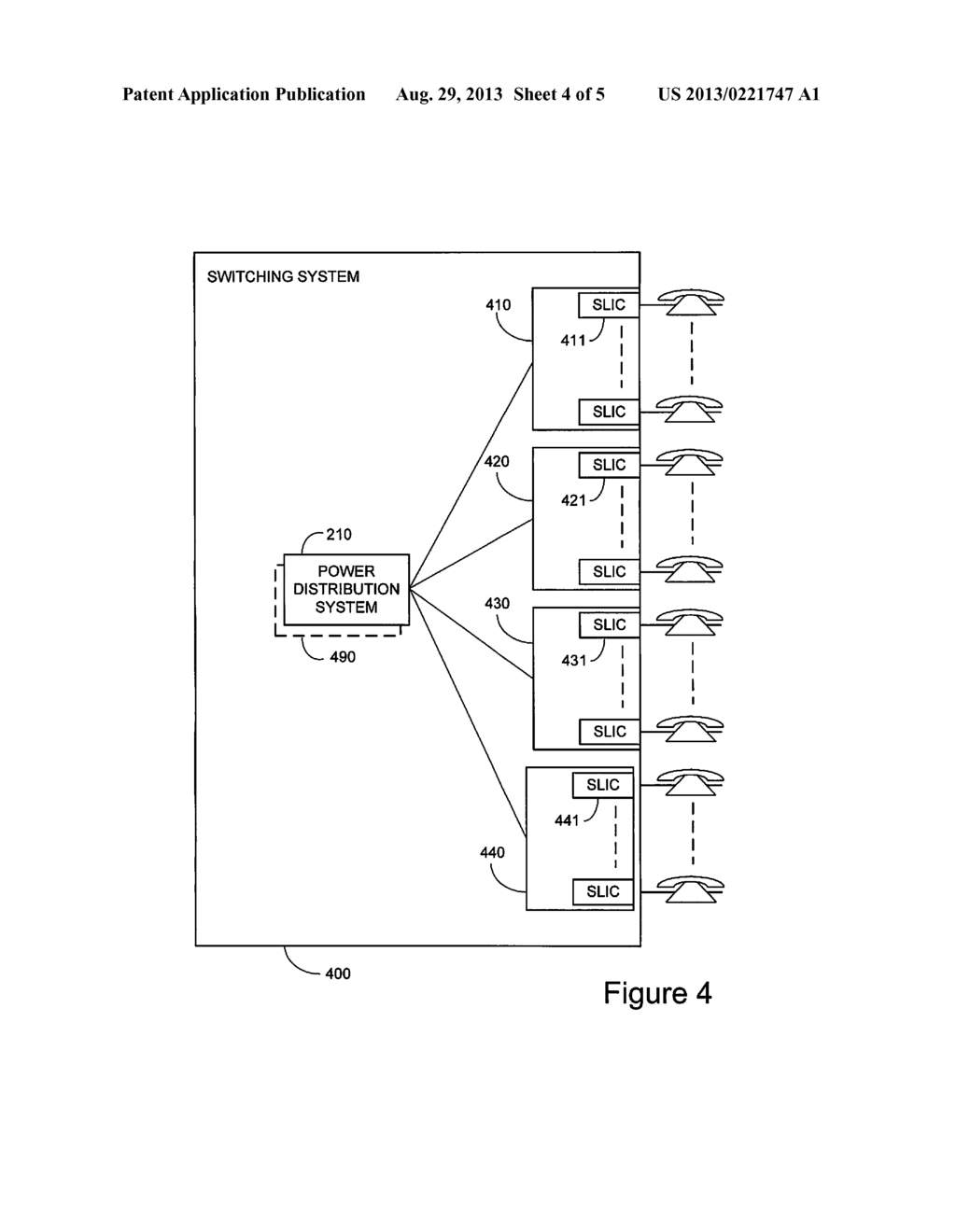 Subscriber Line Power Distribution System - diagram, schematic, and image 05