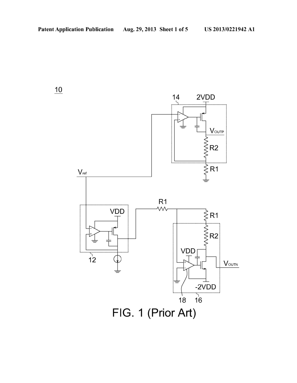 MULTI-POWER DOMAIN OPERATIONAL AMPLIFIER AND VOLTAGE GENERATOR USING THE     SAME - diagram, schematic, and image 02