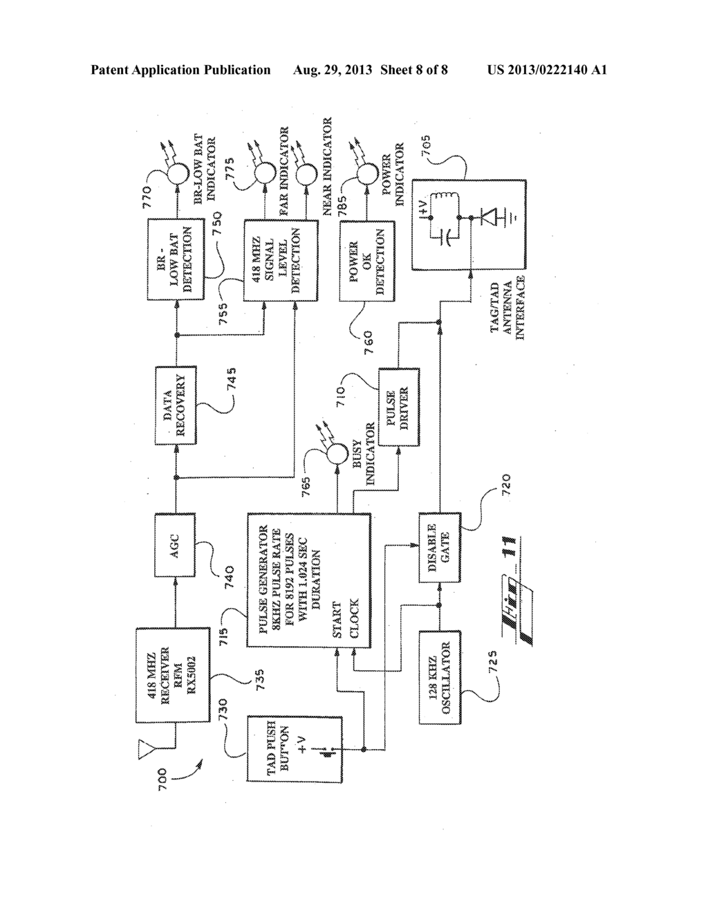 Microprocessor Controlled Security Tag - diagram, schematic, and image 09