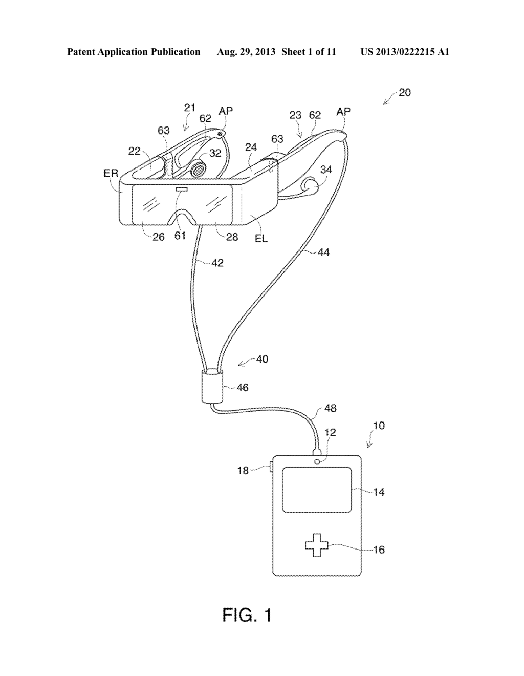 HEAD MOUNTED DISPLAY AND IMAGE DISPLAY SYSTEM - diagram, schematic, and image 02