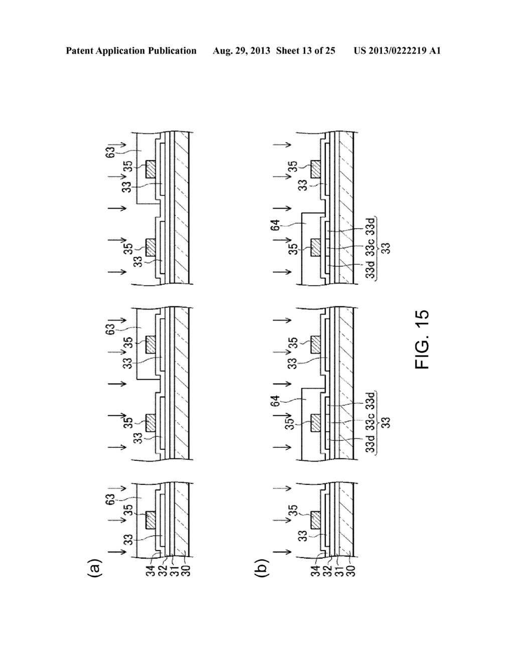 THIN-FILM TRANSISTOR SUBSTRATE, DISPLAY DEVICE PROVIDED WITH SAME, AND     METHOD FOR PRODUCING THIN-FILM TRANSISTOR SUBSTRATE - diagram, schematic, and image 14