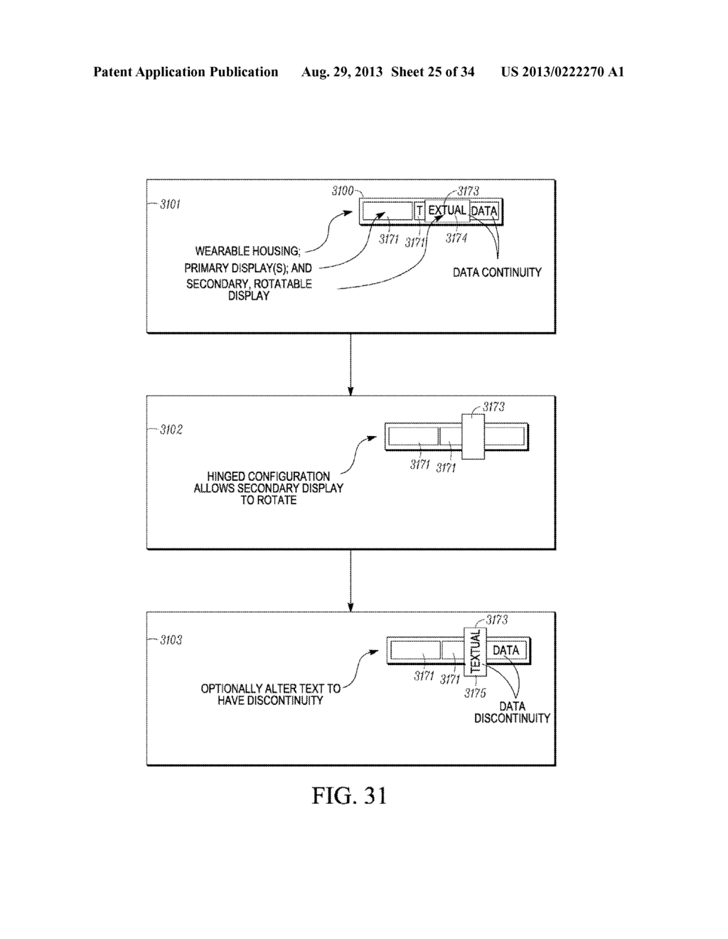 Wearable display device, corresponding systems, and method for presenting     output on the same - diagram, schematic, and image 26