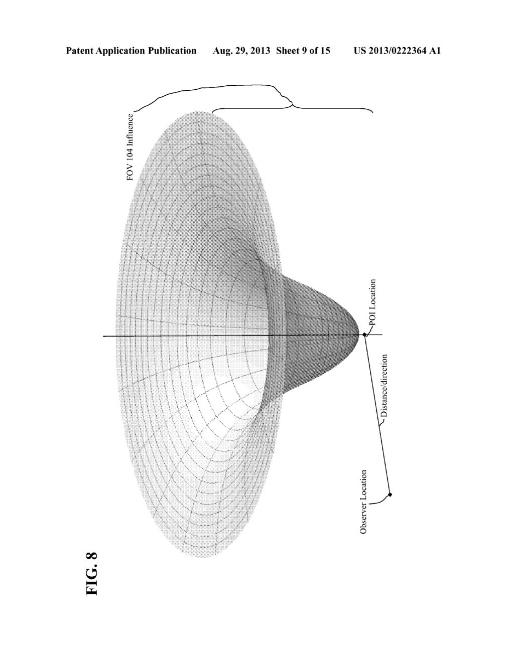 Manipulation of User Attention with Respect to a Simulated Field of View     for Geographic Navigation Via Constrained Focus on, Perspective     Attraction to, and/or Correction and Dynamic Adjustment of, Points of     Interest - diagram, schematic, and image 10