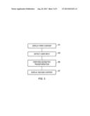 METHOD, APPARATUS AND COMPUTER PROGRAM FOR DISPLAYING CONTENT diagram and image