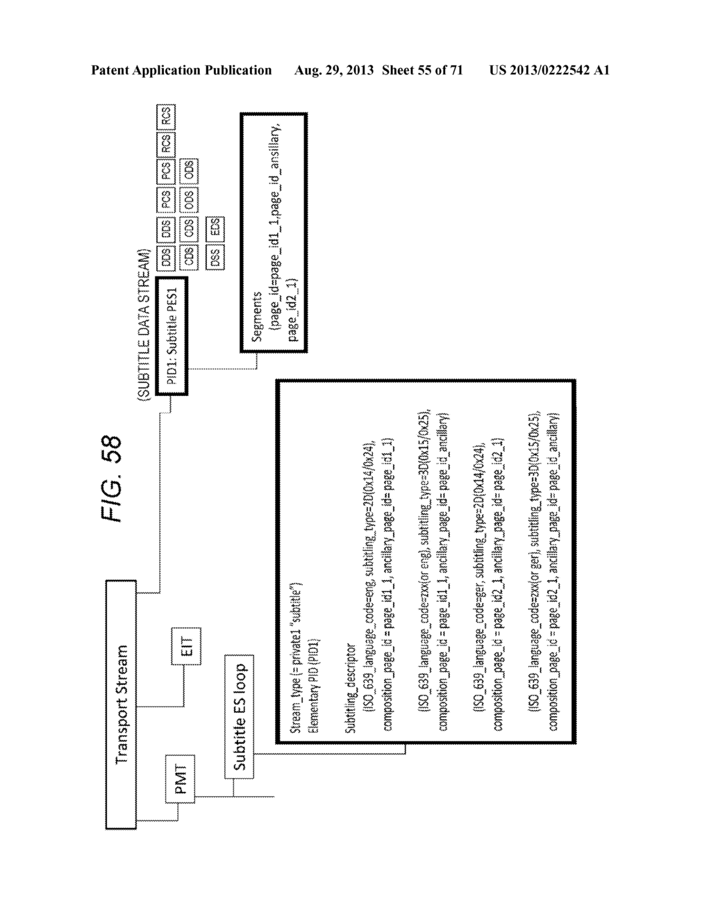 TRANSMISSION DEVICE, TRANSMISSION METHOD AND RECEPTION DEVICE - diagram, schematic, and image 56