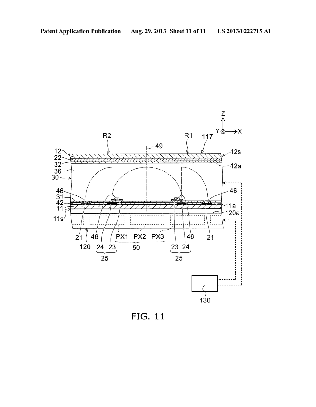 LIQUID CRYSTAL OPTICAL APPARATUS AND STEREOSCOPIC IMAGE DISPLAY DEVICE - diagram, schematic, and image 12