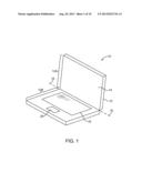 Electronic Device with Illuminated Logo Structures diagram and image