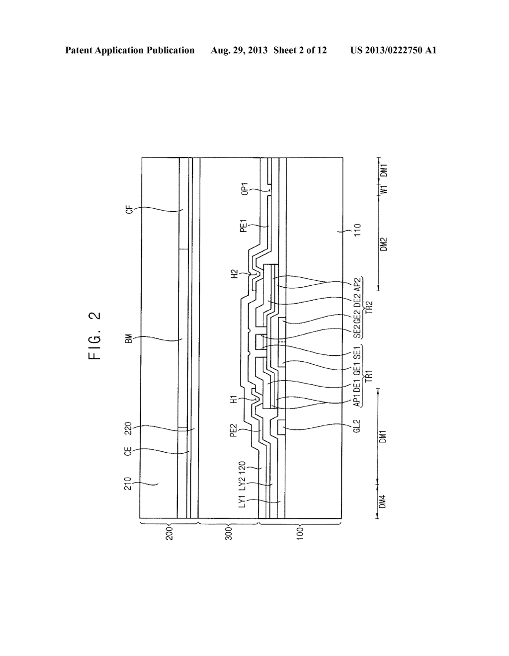 DISPLAY SUBSTRATE, DISPLAY PANEL HAVING THE SAME, METHOD OF MANUFACTURING     THE SAME AND METHOD OF MANUFACTURING THE DISPLAY PANEL - diagram, schematic, and image 03