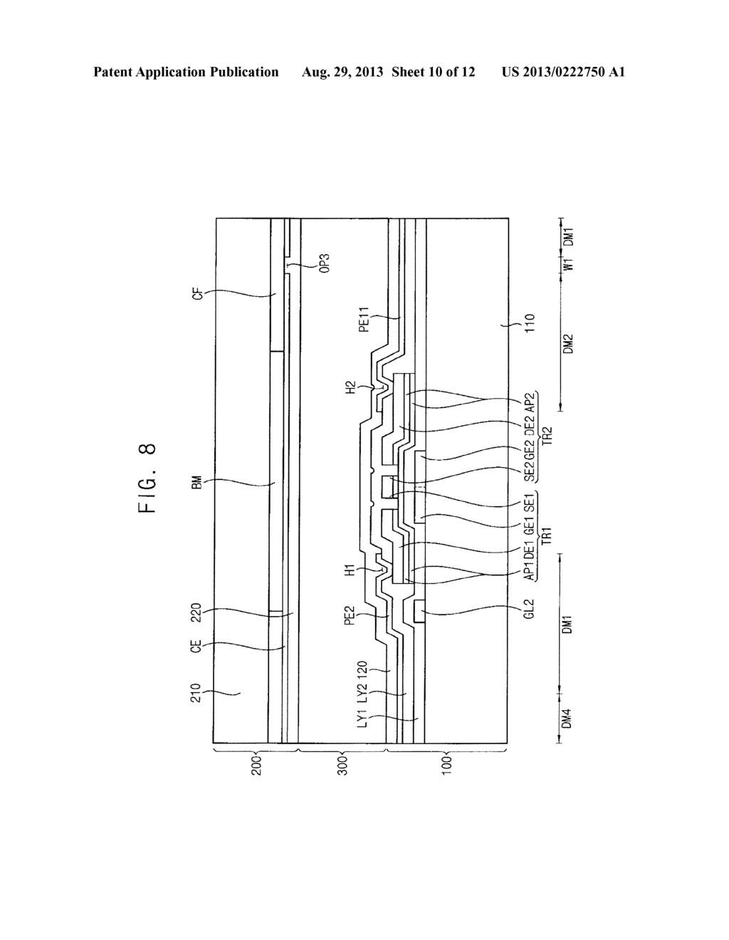 DISPLAY SUBSTRATE, DISPLAY PANEL HAVING THE SAME, METHOD OF MANUFACTURING     THE SAME AND METHOD OF MANUFACTURING THE DISPLAY PANEL - diagram, schematic, and image 11