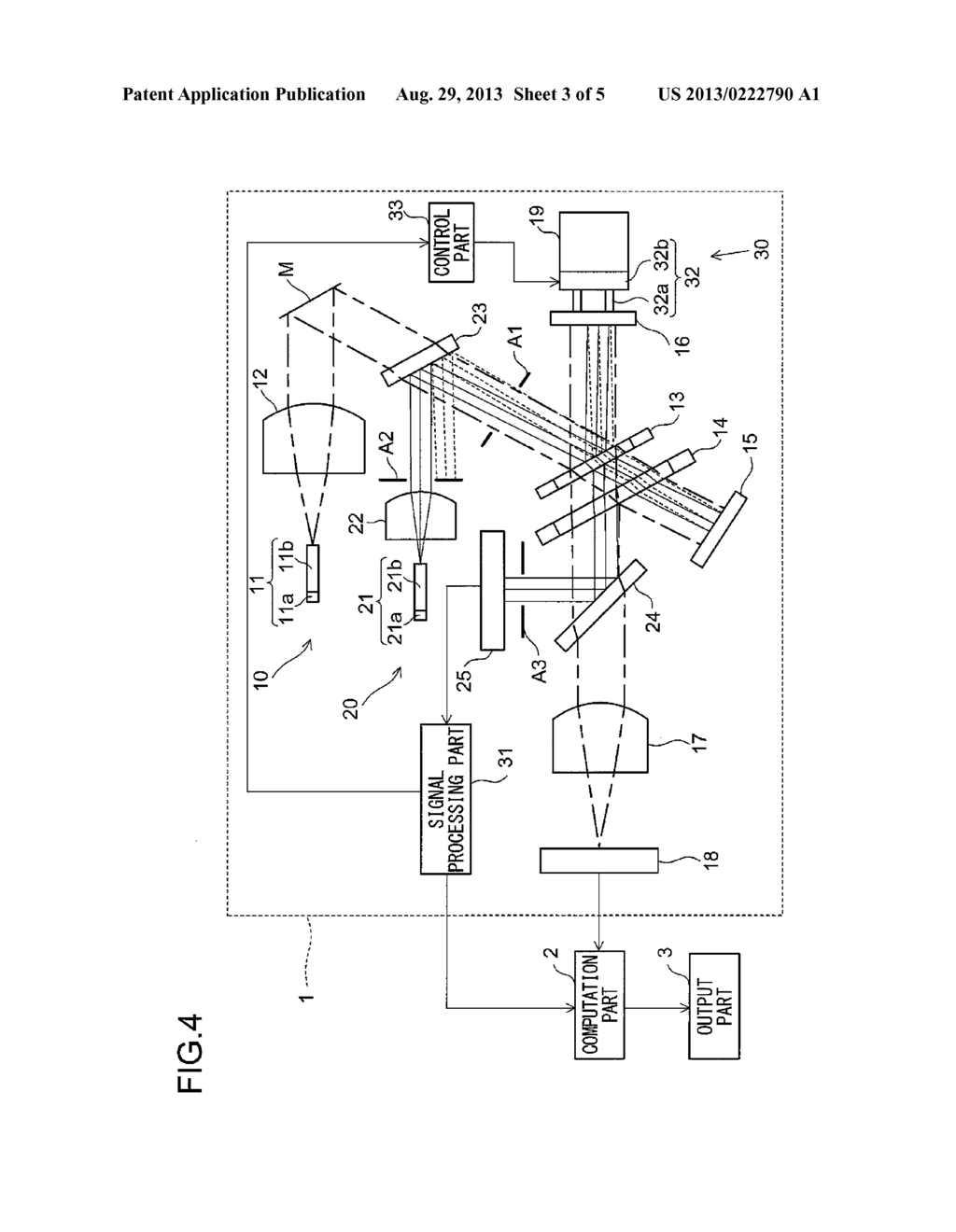 INTERFEROMETER AND FOURIER-TRANSFORM SPECTROSCOPIC ANALYZER - diagram, schematic, and image 04