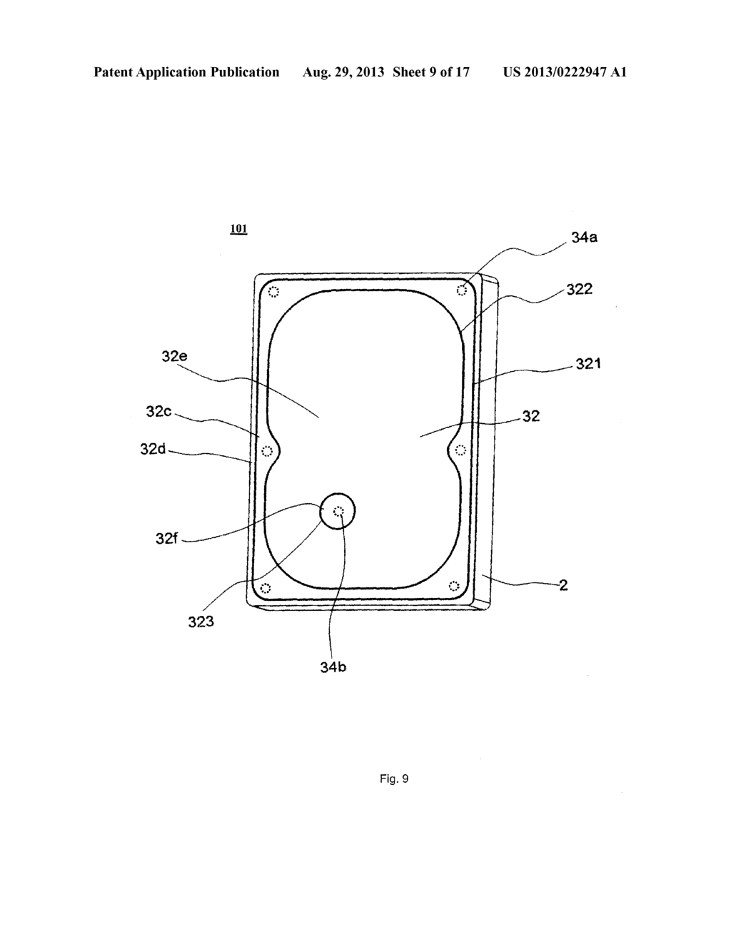 REMOVABLE COVER ASSEMBLY FOR A DATA STORAGE DEVICE - diagram, schematic, and image 10