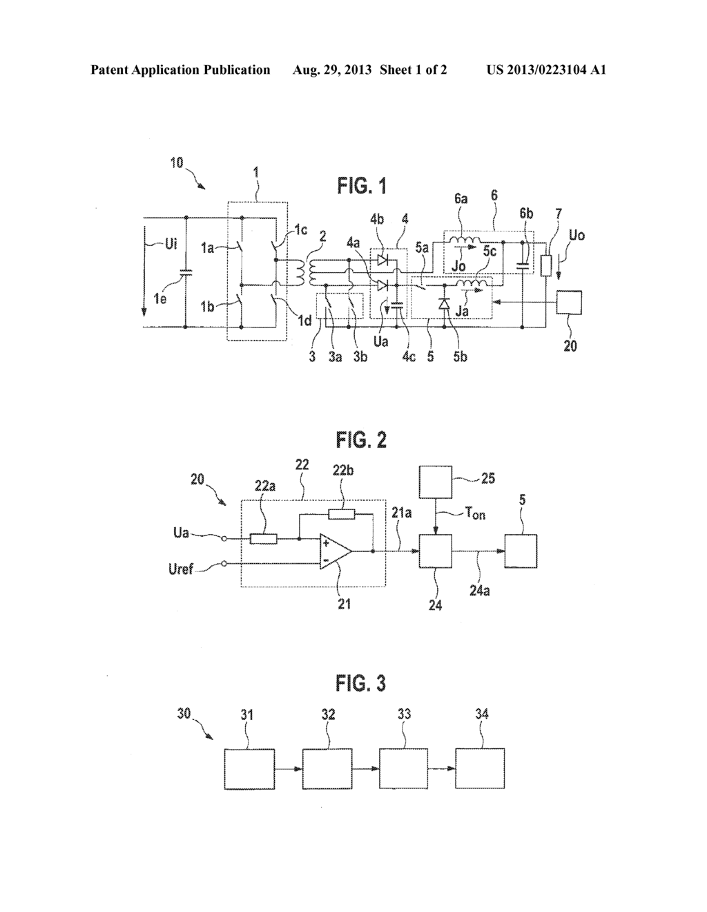 ACTUATION APPARATUS AND ACTUATION METHOD FOR AN ACTIVE SNUBBER CIRCUIT FOR     A DC-DC CONVERTER - diagram, schematic, and image 02