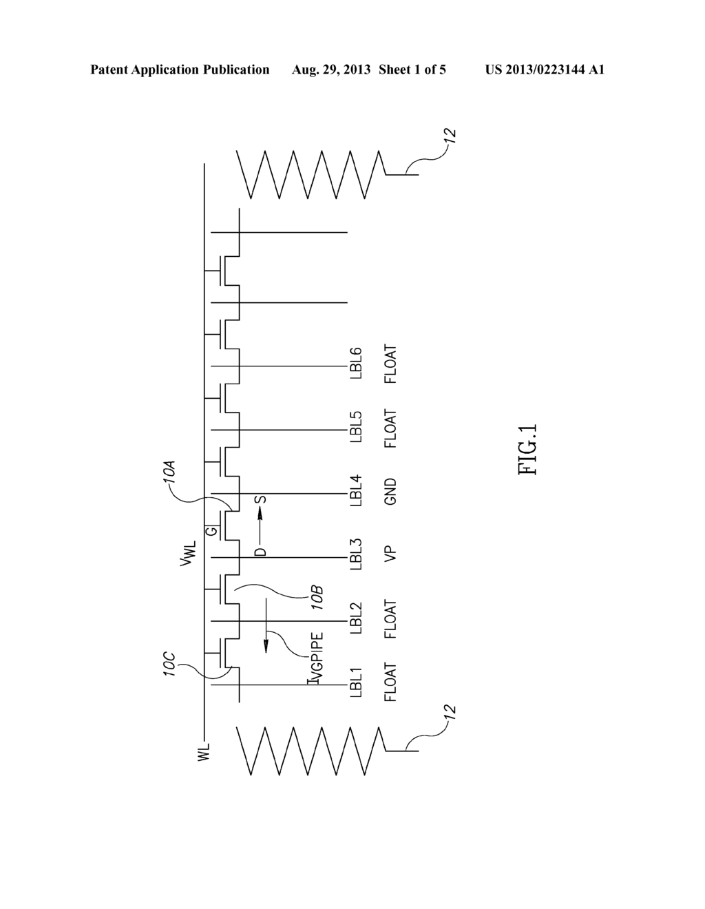 ACCESSING AN NROM ARRAY - diagram, schematic, and image 02