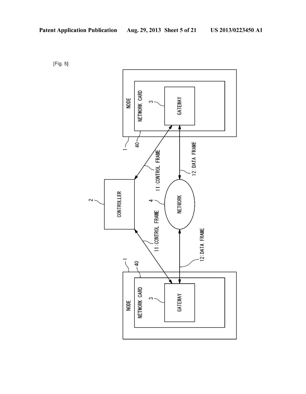 NETWORK SYSTEM AND FRAME COMMUNICATION METHOD - diagram, schematic, and image 06