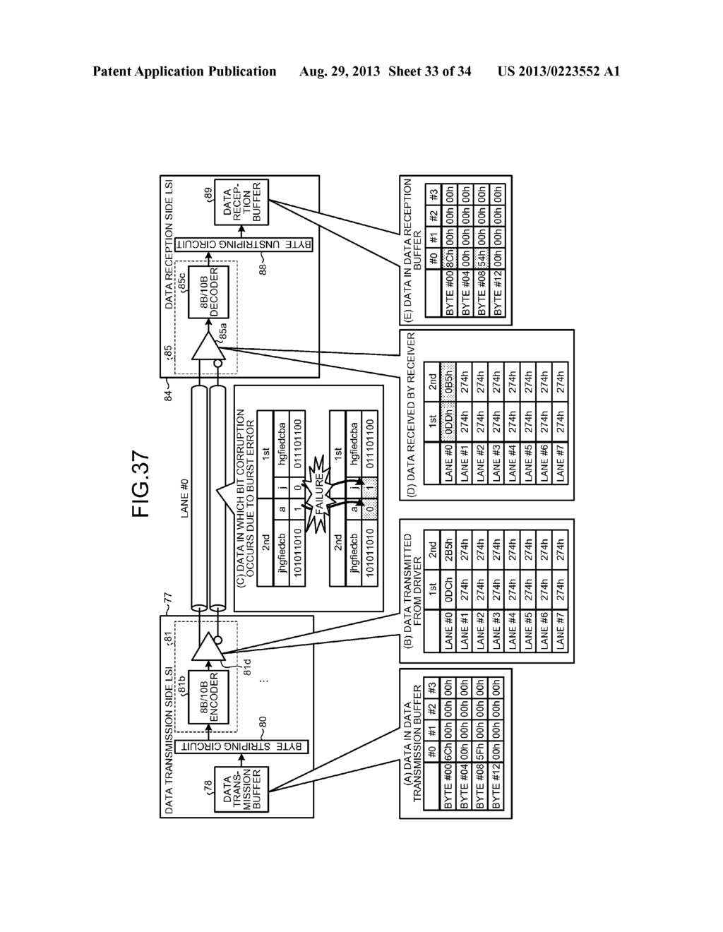 DATA TRANSMISSION APPARATUS, DATA TRANSMISSION SYSTEM AND DATA     TRANSMISSION METHOD - diagram, schematic, and image 34