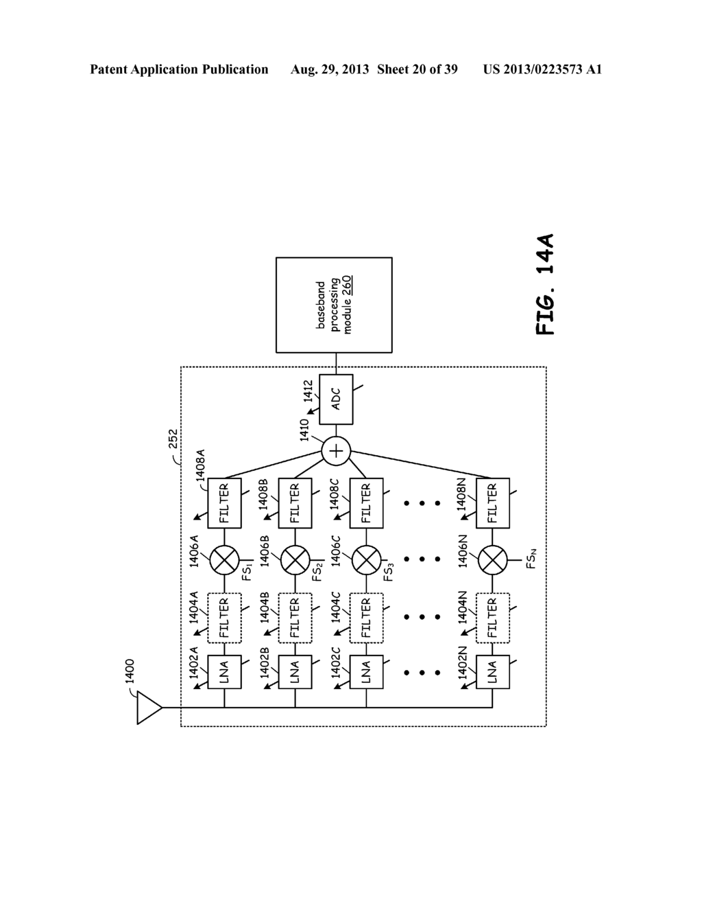 MULTIPLE FREQUENCY BAND INFORMATION SIGNAL UNIVERSAL FRONT END WITH     ADJUSTABLE ADC(S) - diagram, schematic, and image 21