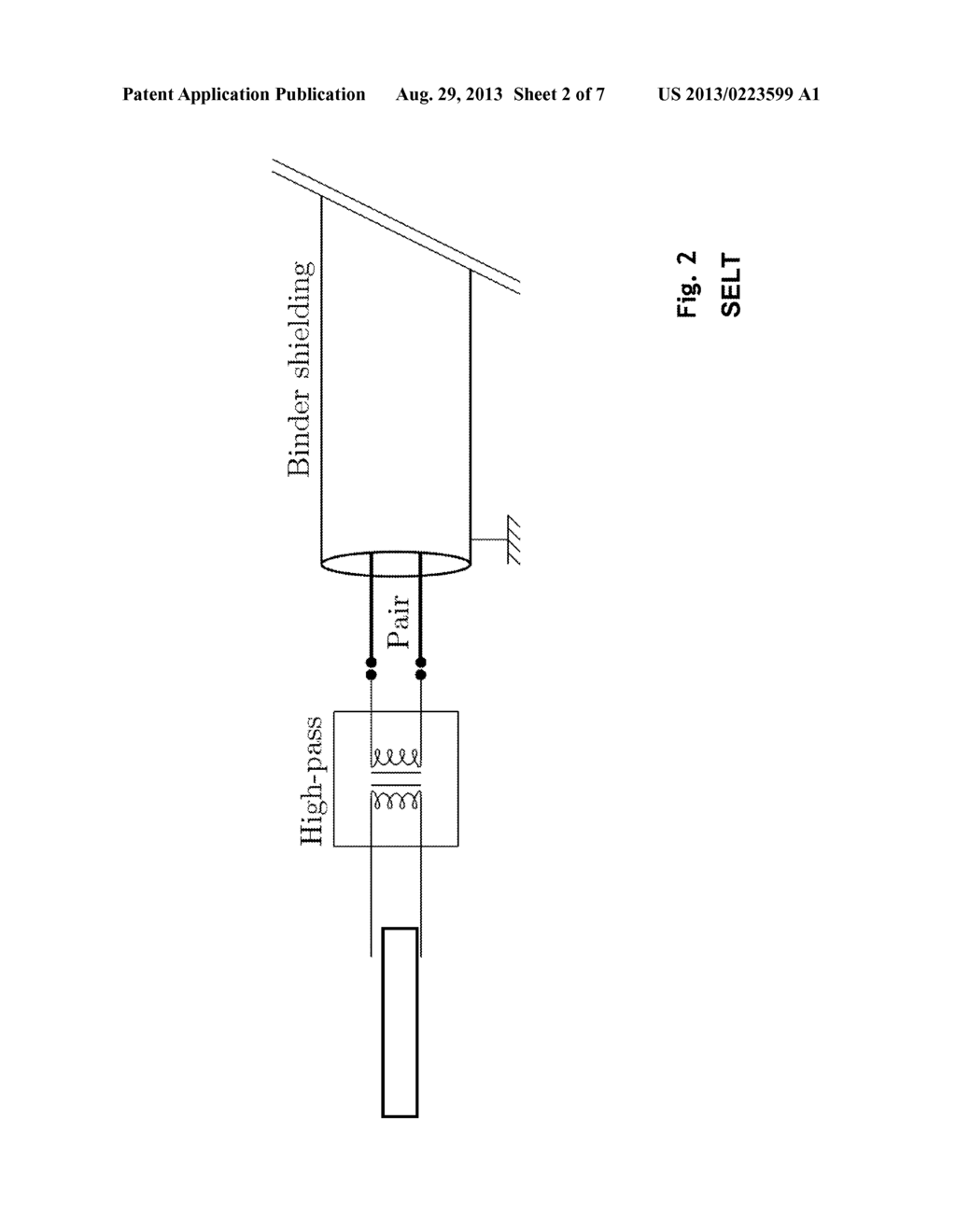 DIAGNOSTIC ENGINE FOR DETERMINING GLOBAL LINE CHARACTERISTICS OF A DSL     TELECOMMUNICATION LINE AND METHOD USING SAME - diagram, schematic, and image 03