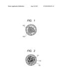 PARTICLE CONTAINING HYDROPHOBIC DYE HAVING CYANINE STRUCTURE, AND CONTRAST     AGENT CONTAINING THE PARTICLE diagram and image