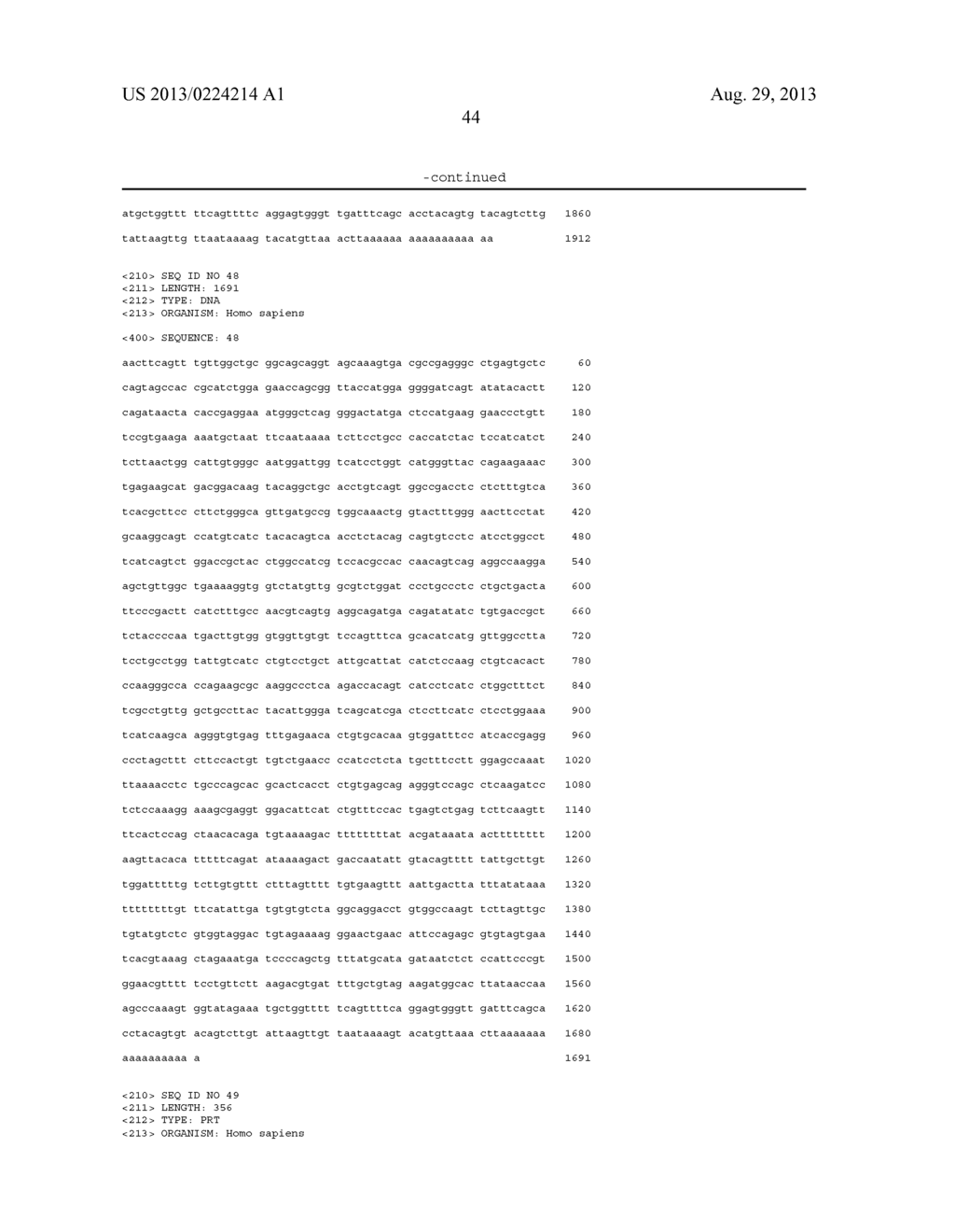 Compositions and Methods for Therapy and Diagnosis of Cancer and Cancer     Metastasis - diagram, schematic, and image 53