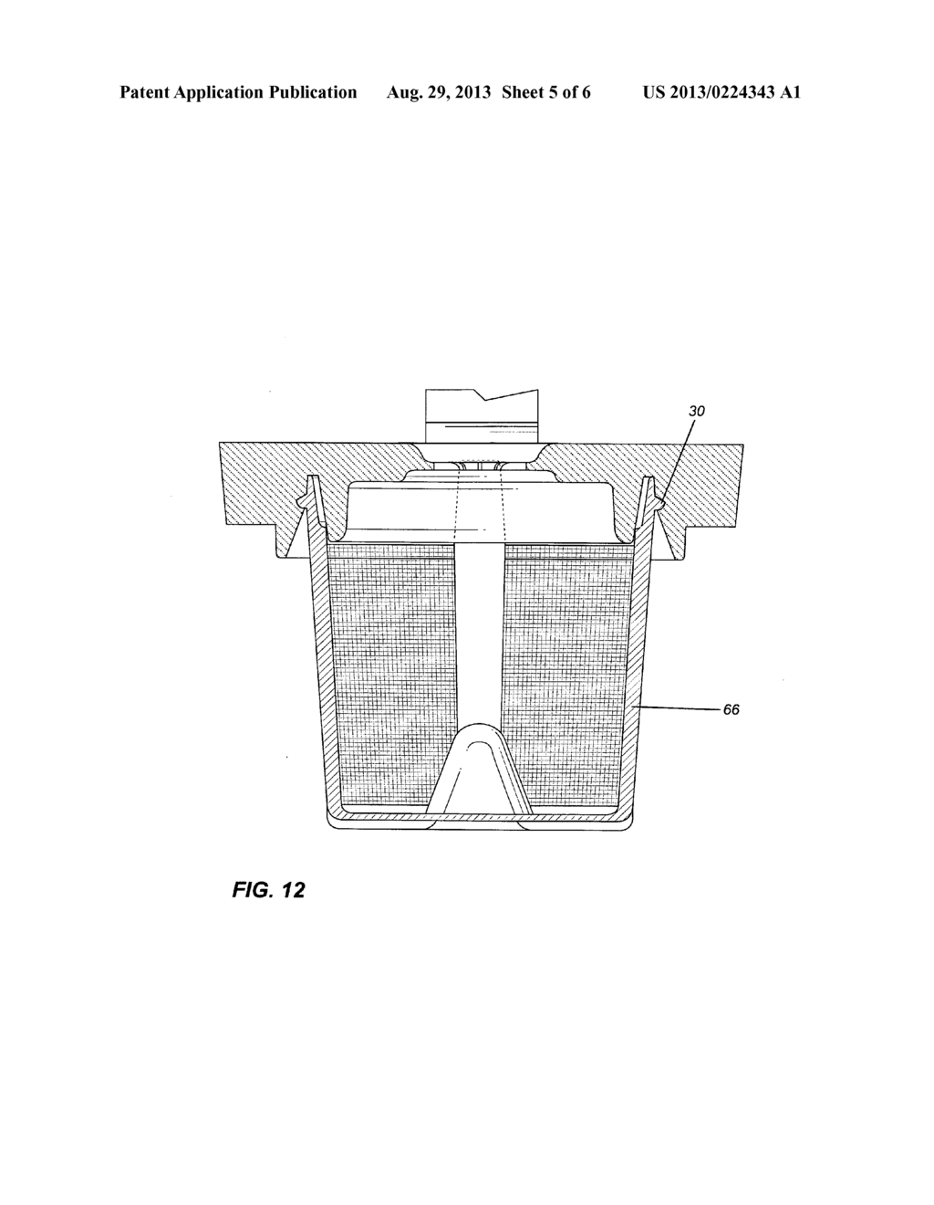 Beverage container for brewing apparatus - diagram, schematic, and image 06