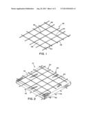 REINFORCED FABRIC HAVING A THERMALLY FUSED MAT diagram and image