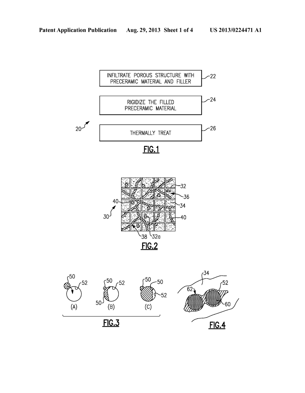 METHOD FOR FABRICATING A CERAMIC MATERIAL - diagram, schematic, and image 02