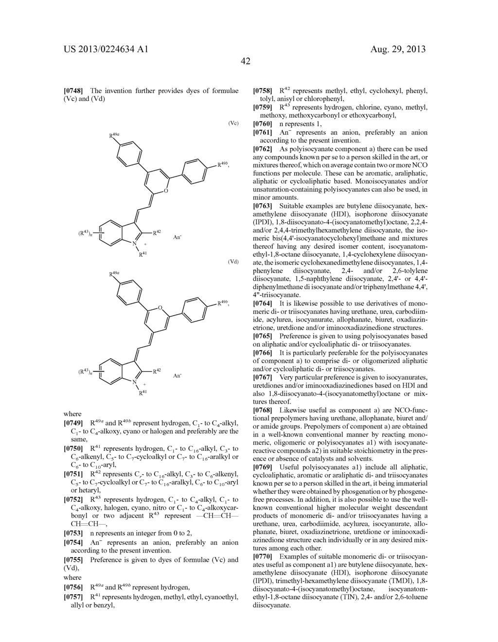 PHOTOPOLYMER FORMULATION FOR PRODUCING HOLOGRAPHIC MEDIA HAVING HIGHLY     CROSSLINKED MATRIX POLYMERS - diagram, schematic, and image 47