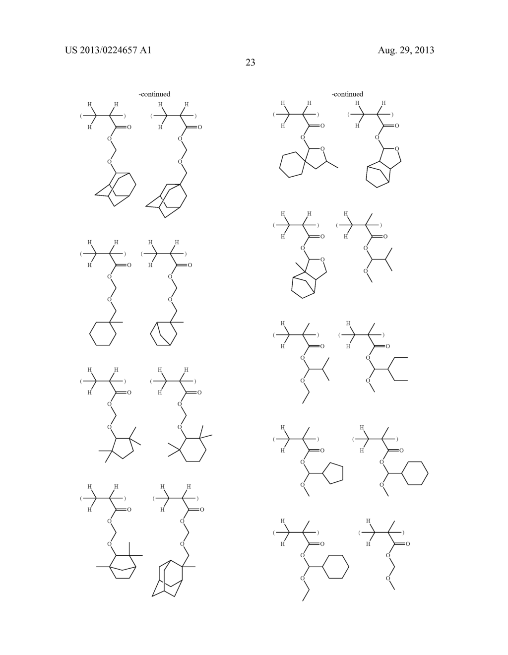 ACID GENERATOR, CHEMICALLY AMPLIFIED RESIST COMPOSITION, AND PATTERNING     PROCESS - diagram, schematic, and image 38