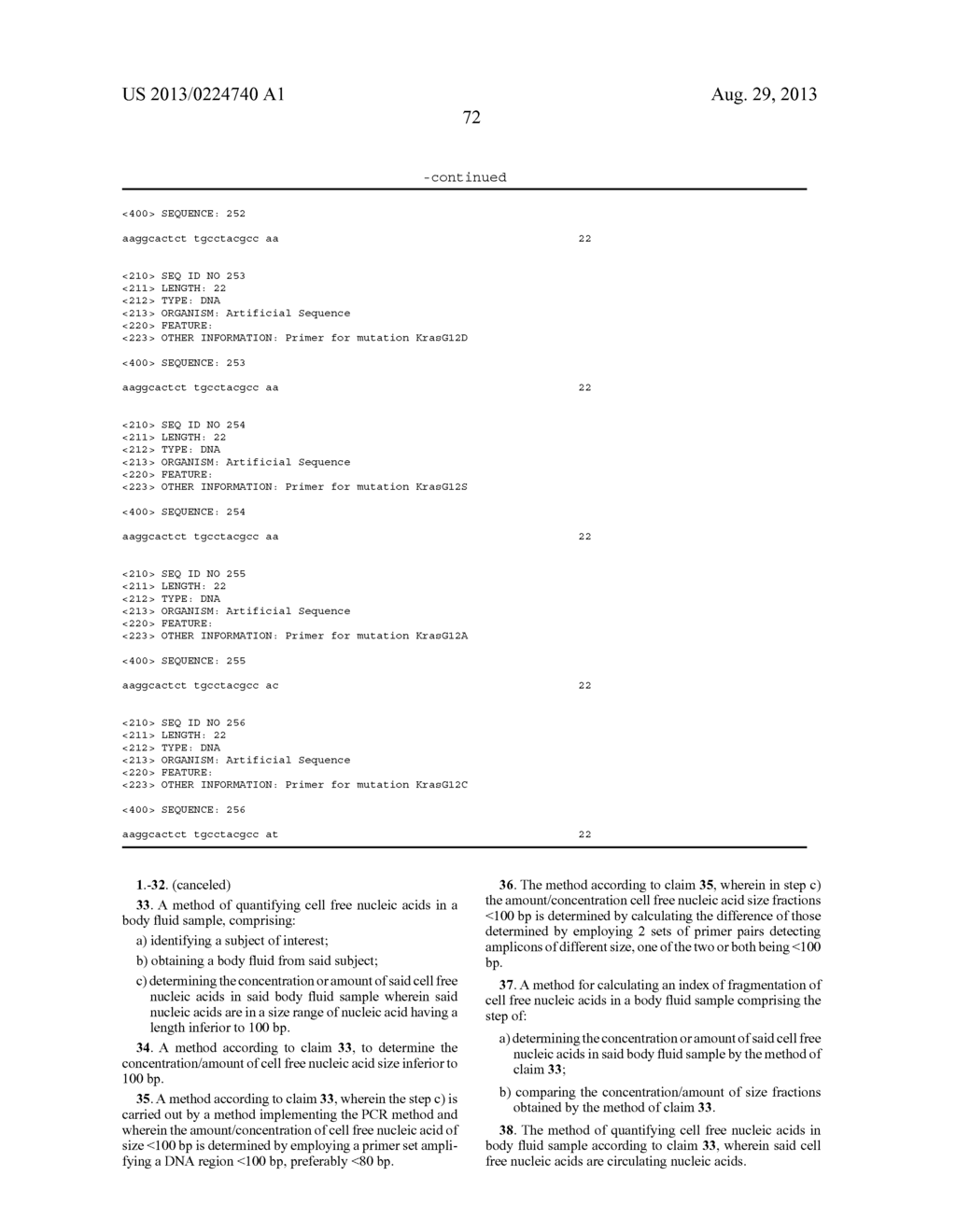 ANALYTICAL METHODS FOR CELL FREE NUCLEIC ACIDS AND APPLICATIONS - diagram, schematic, and image 99