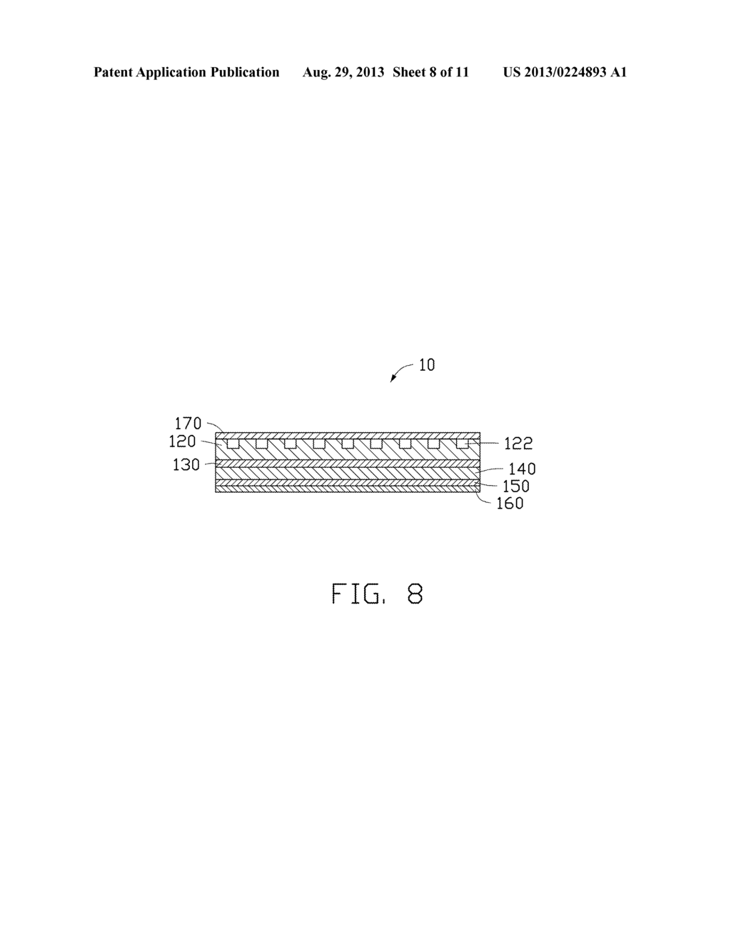 METHOD FOR MAKING LIGHT EMITTING DIODE - diagram, schematic, and image 09