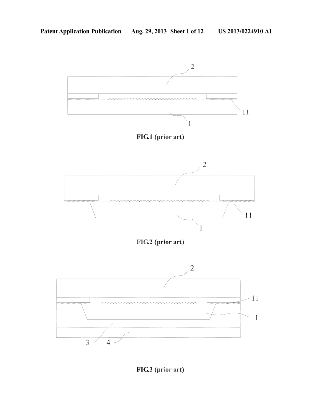 METHOD FOR CHIP PACKAGE - diagram, schematic, and image 02