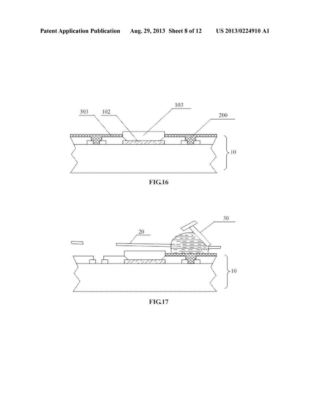 METHOD FOR CHIP PACKAGE - diagram, schematic, and image 09