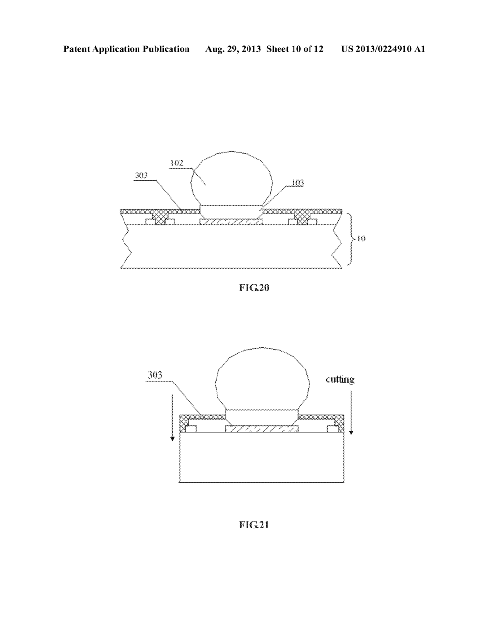 METHOD FOR CHIP PACKAGE - diagram, schematic, and image 11