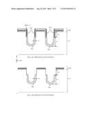 METHOD FOR MAKING GATE-OXIDE WITH STEP-GRADED THICKNESS IN TRENCHED DMOS     DEVICE FOR REDUCED GATE-TO-DRAIN CAPACITANCE diagram and image