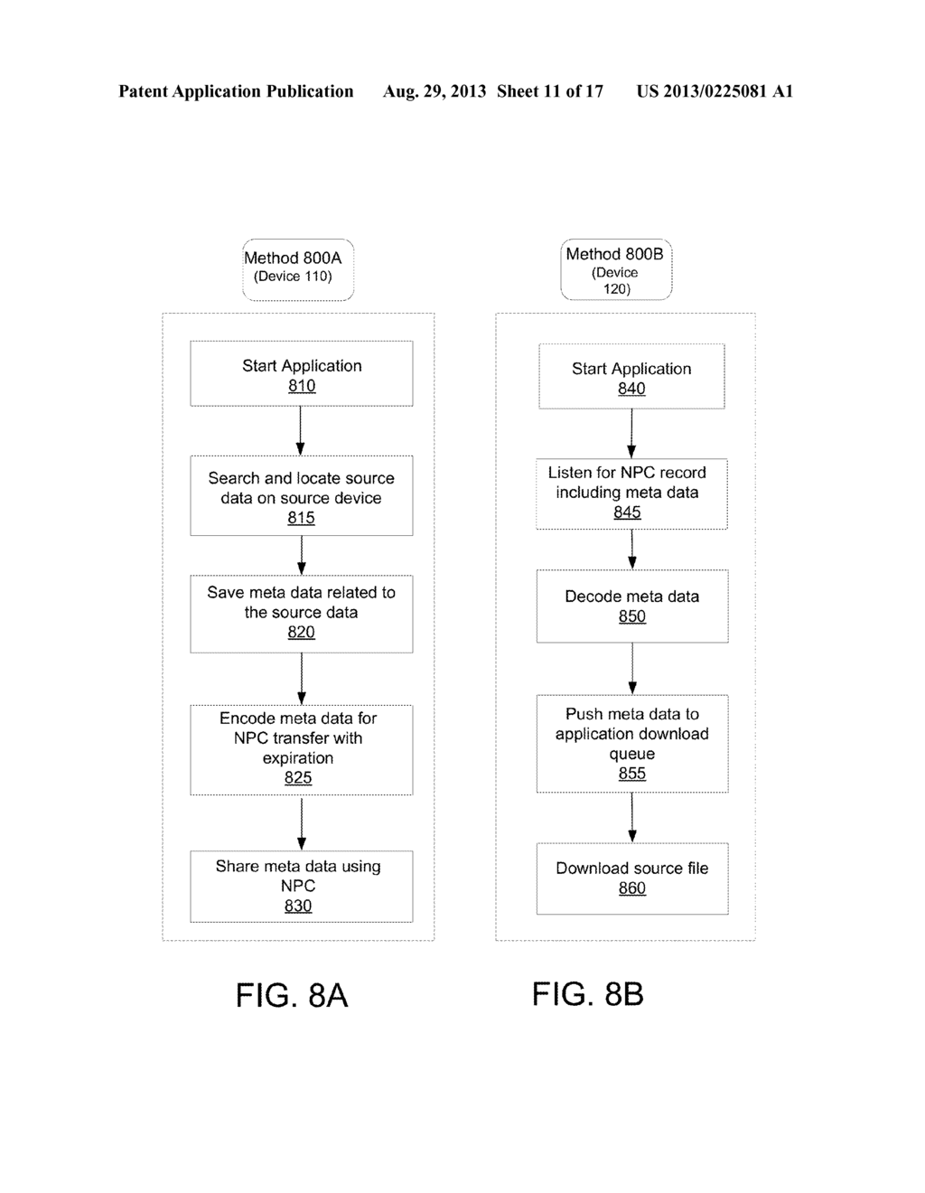 SYSTEM AND METHOD FOR INFORMATION SHARING USING NEAR PROXIMITY     COMMUNICATION - diagram, schematic, and image 12