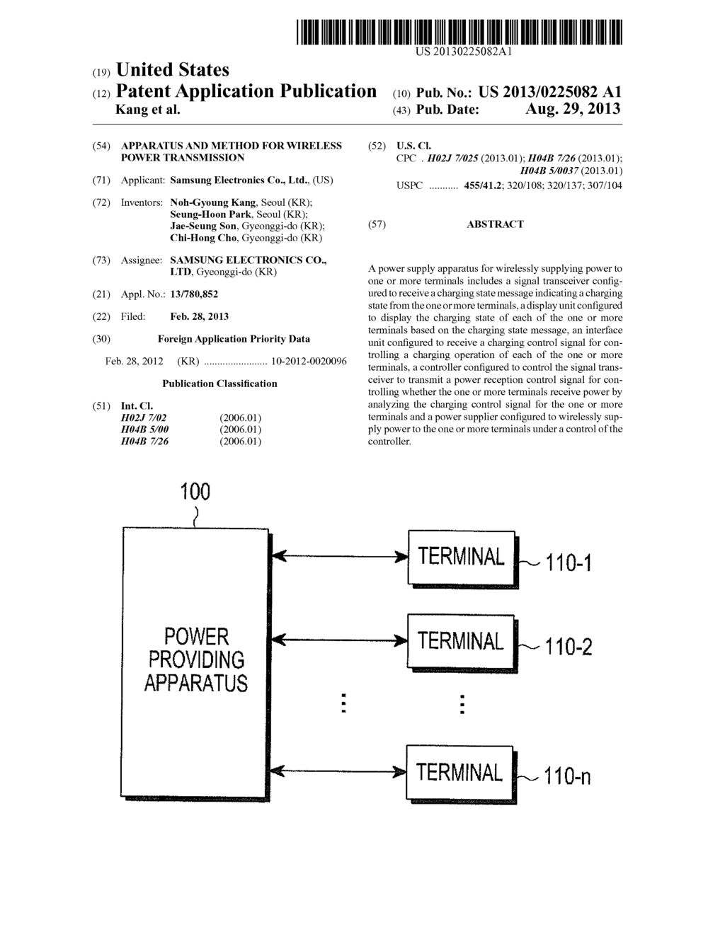 APPARATUS AND METHOD FOR WIRELESS POWER TRANSMISSION - diagram, schematic, and image 01