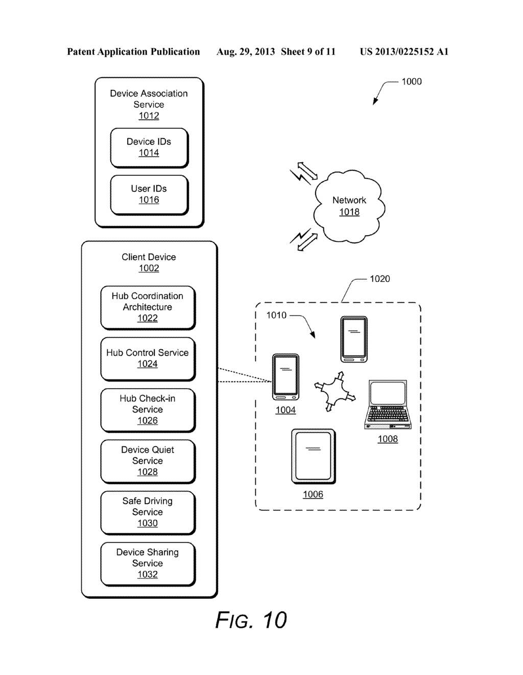 AUTOMATICALLY QUIETING MOBILE DEVICES - diagram, schematic, and image 10