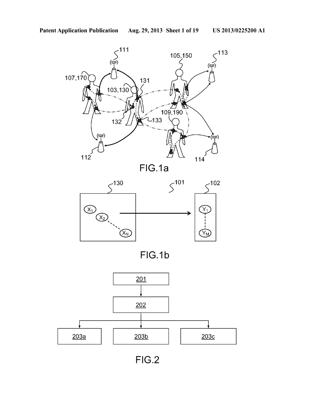 Method and Apparatus for the cooperative localization of transmitters     and/or receivers on a mobile body - diagram, schematic, and image 02