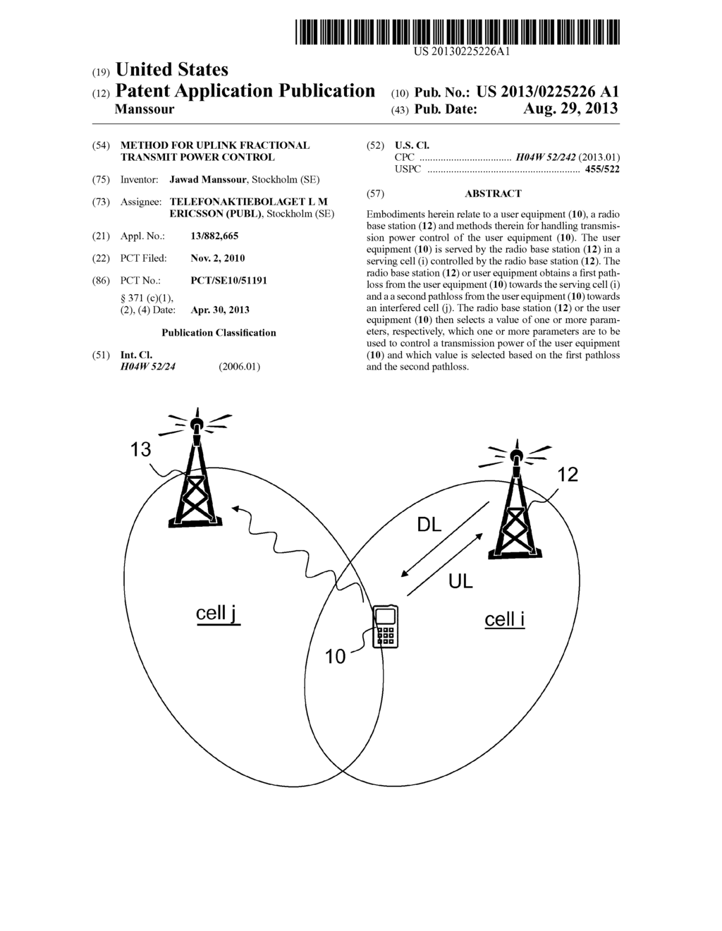 Method for Uplink Fractional Transmit Power Control - diagram, schematic, and image 01