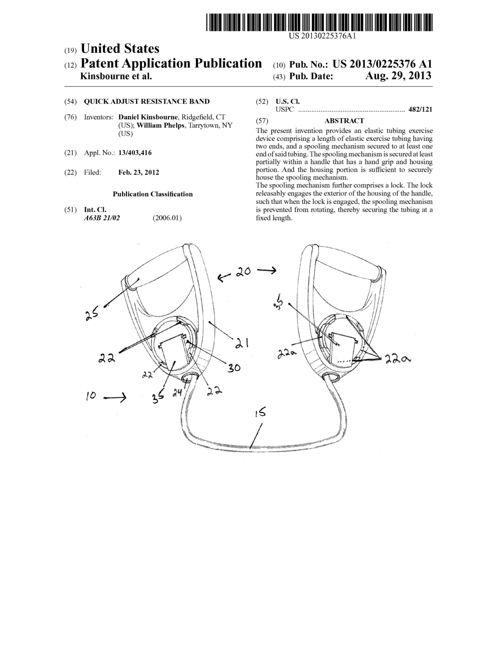 Quick Adjust Resistance Band - diagram, schematic, and image 01