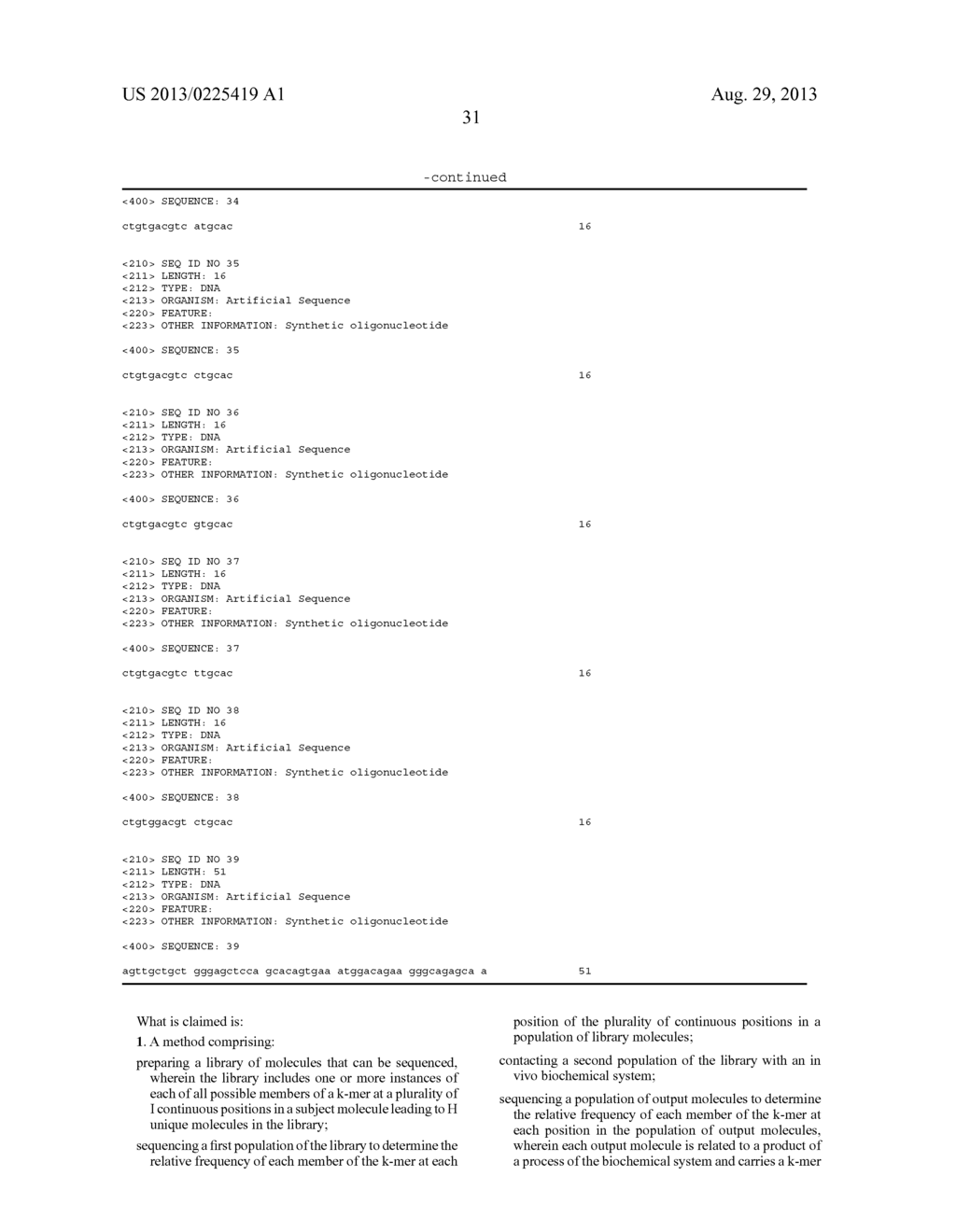 Quantitative Total Definition of Biologically Active Sequence Elements and     Positions - diagram, schematic, and image 56